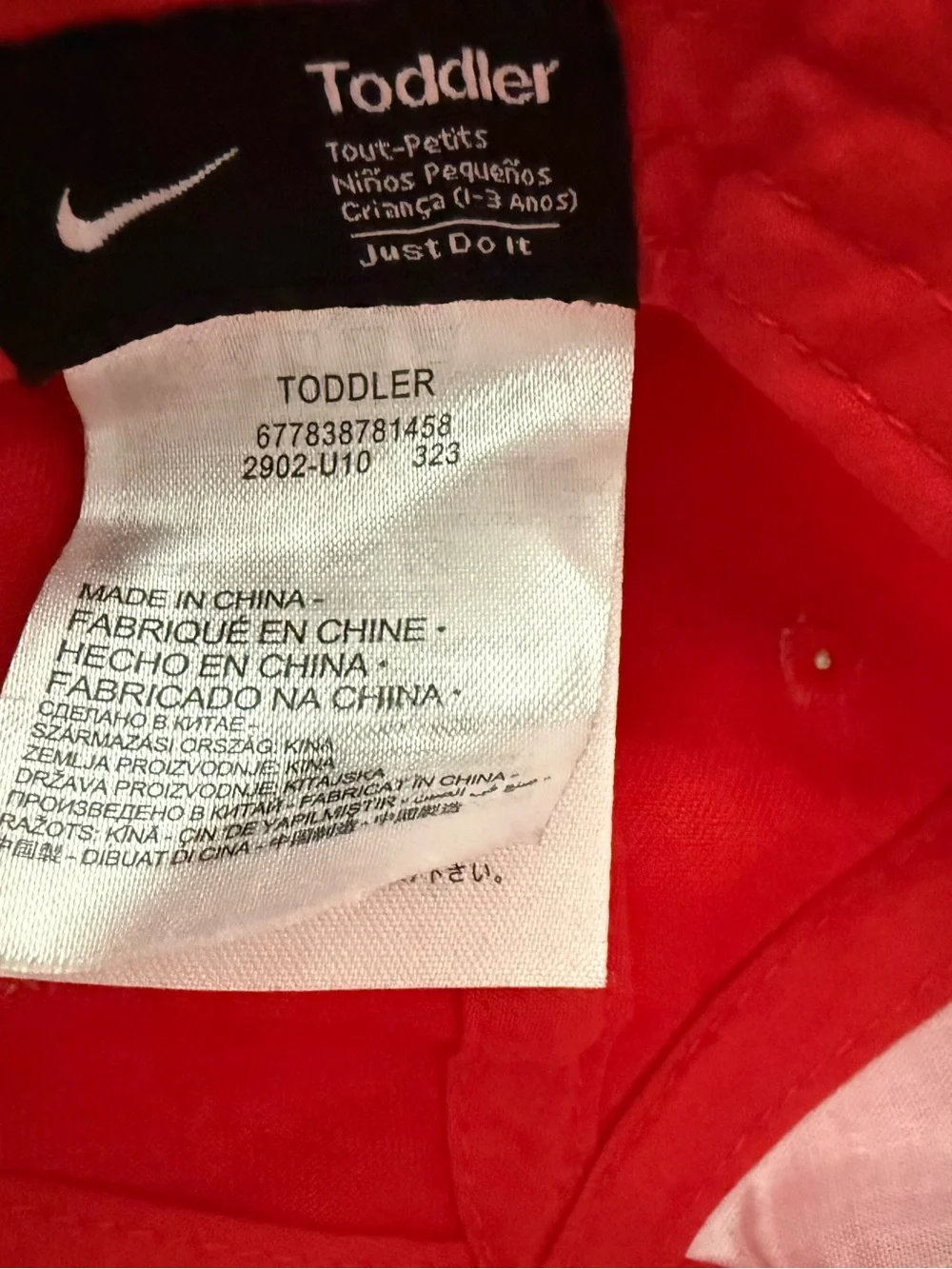Nike Kids Black, Red Baseball Caps & Giants Baseball Cap Set